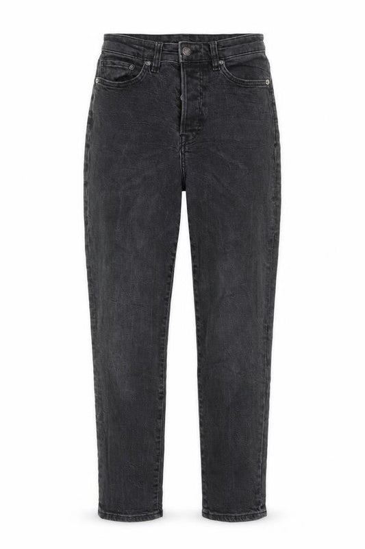 H&M Womens Grey Cotton Skinny Jeans Size 8 Regular Zip