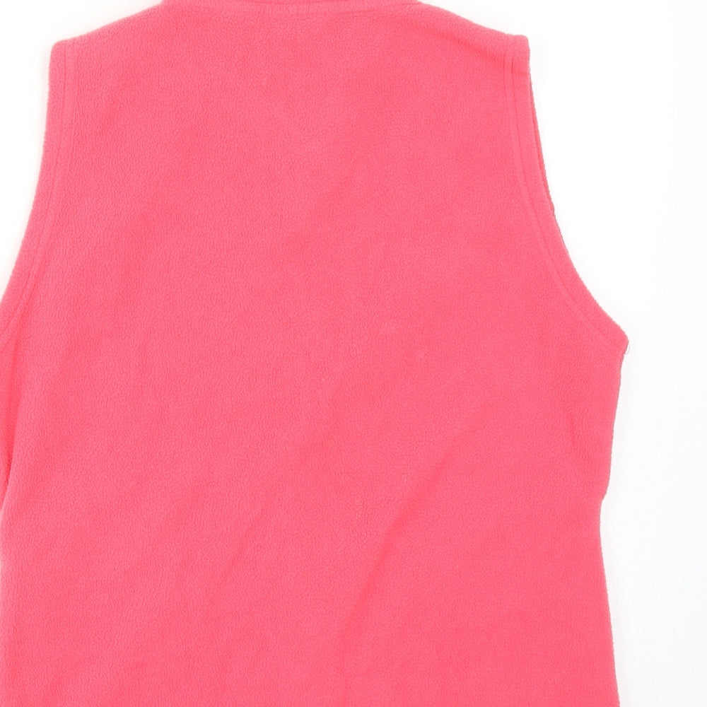 EWM Womens Pink Jacket Waistcoat Size S Zip