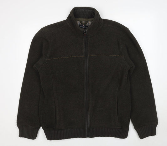 Marks and Spencer Mens Green Jacket Size L Zip