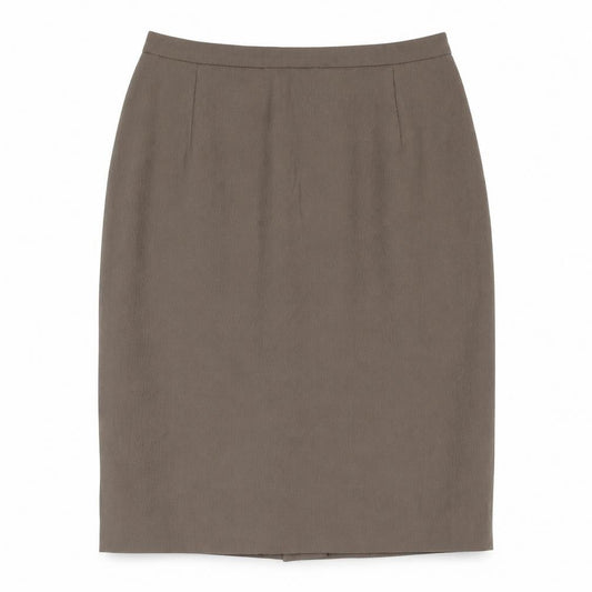 Bianca Womens Brown Polyester Straight & Pencil Skirt Size 12 Zip