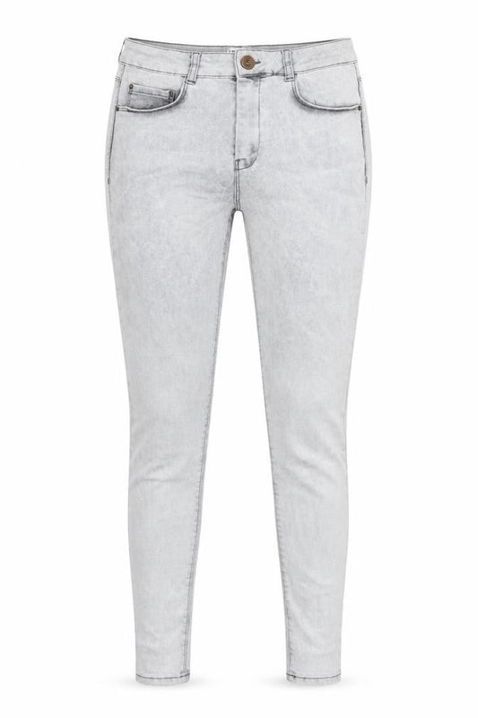 ASOS Womens Grey Cotton Skinny Jeans Size 12 Regular Zip