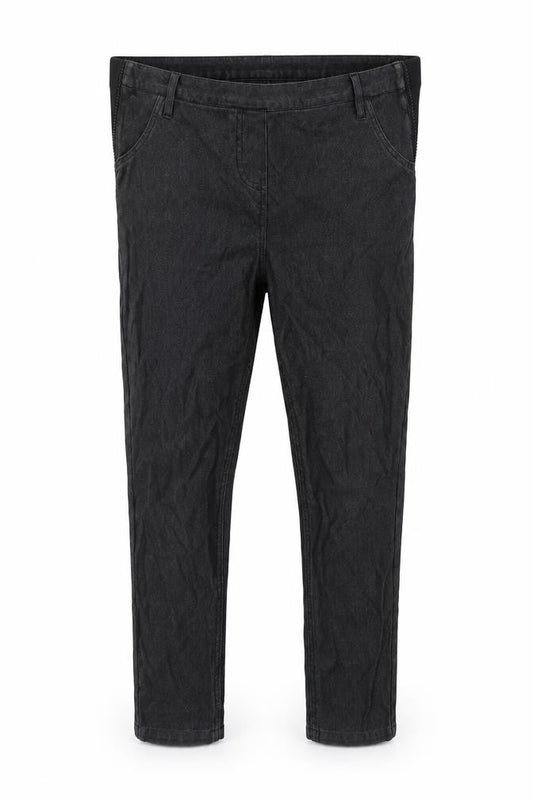 Next Womens Black Cotton Straight Jeans Size 10 Regular
