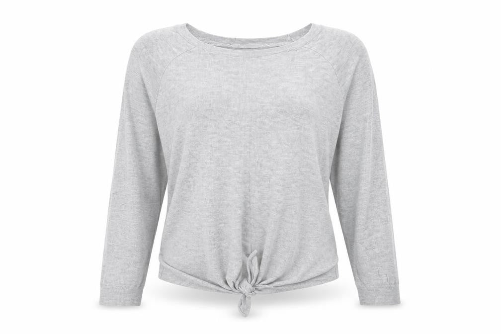 NEXT Womens Grey Round Neck Viscose Pullover Jumper Size 12