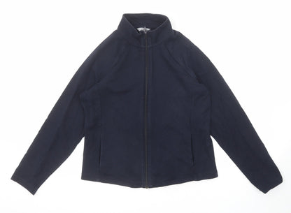 Marks & Spencer Womens Blue Jacket Size 14 Zip