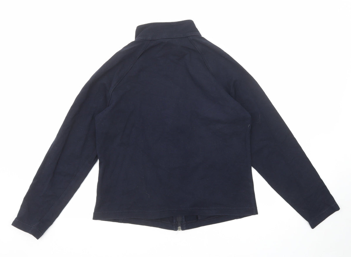Marks & Spencer Womens Blue Jacket Size 14 Zip