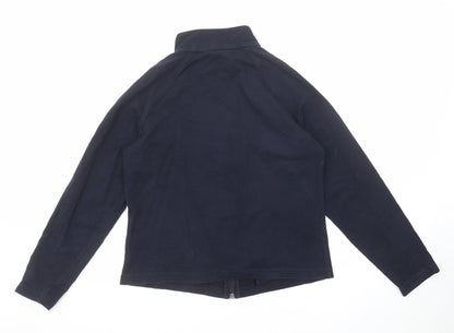 Marks & Spencer Womens Blue Jacket Size 14 Zip