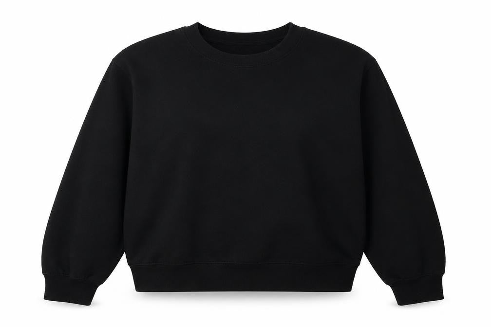 Zara Womens Black Polyester Pullover Sweatshirt Size L Pullover