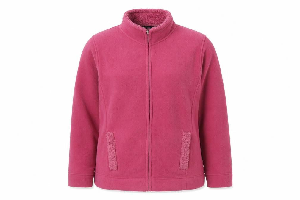 EWM Womens Pink Jacket Size 14 Zip - Size 14-16