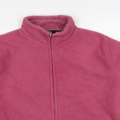 EWM Womens Pink Jacket Size 14 Zip - Size 14-16