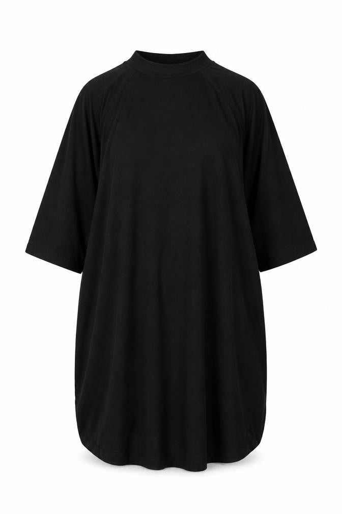 Monki Womens Black Viscose A-Line Size XS Round Neck Pullover