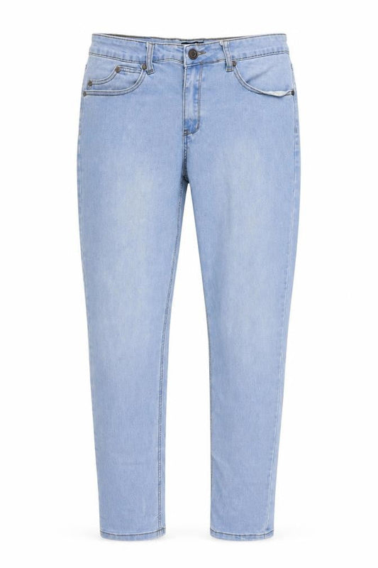 Boohoo Womens Blue Cotton Skinny Jeans Size 32 in L31 in Regular Button