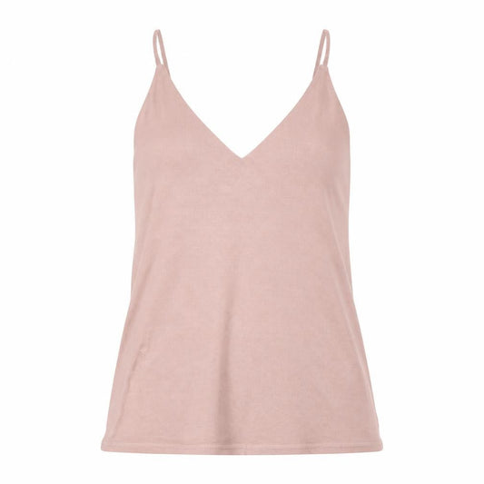 Boohoo Womens Pink Polyester Basic Tank Size 6 V-Neck