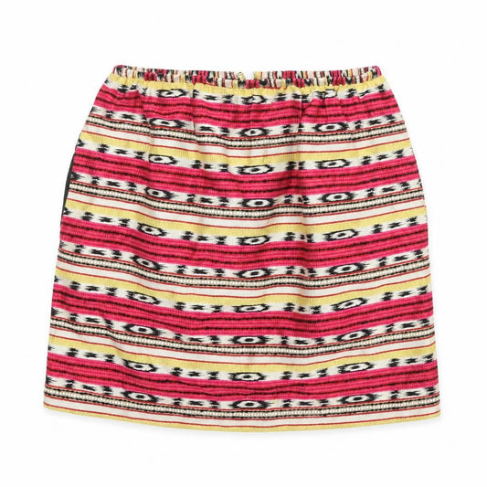 Carven Womens Multicoloured Geometric Cotton A-Line Skirt Size 8 Zip