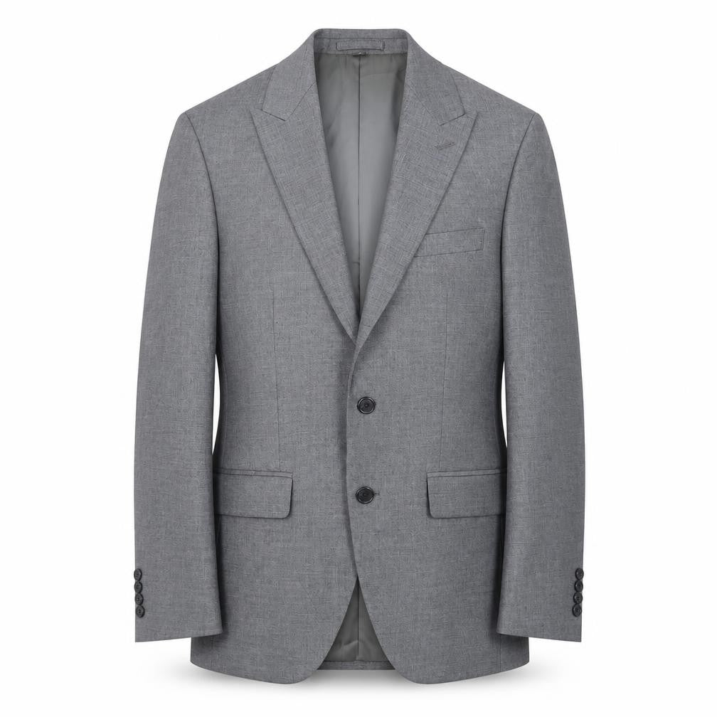 Marks & Spencer Mens Grey Polyester Jacket Suit Jacket Size 38 Regular