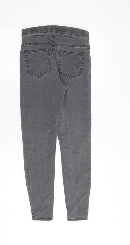 Marks & Spencer Womens Grey Cotton Jegging Jeans Size 6 Regular