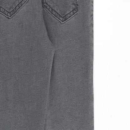 Marks & Spencer Womens Grey Cotton Jegging Jeans Size 6 Regular
