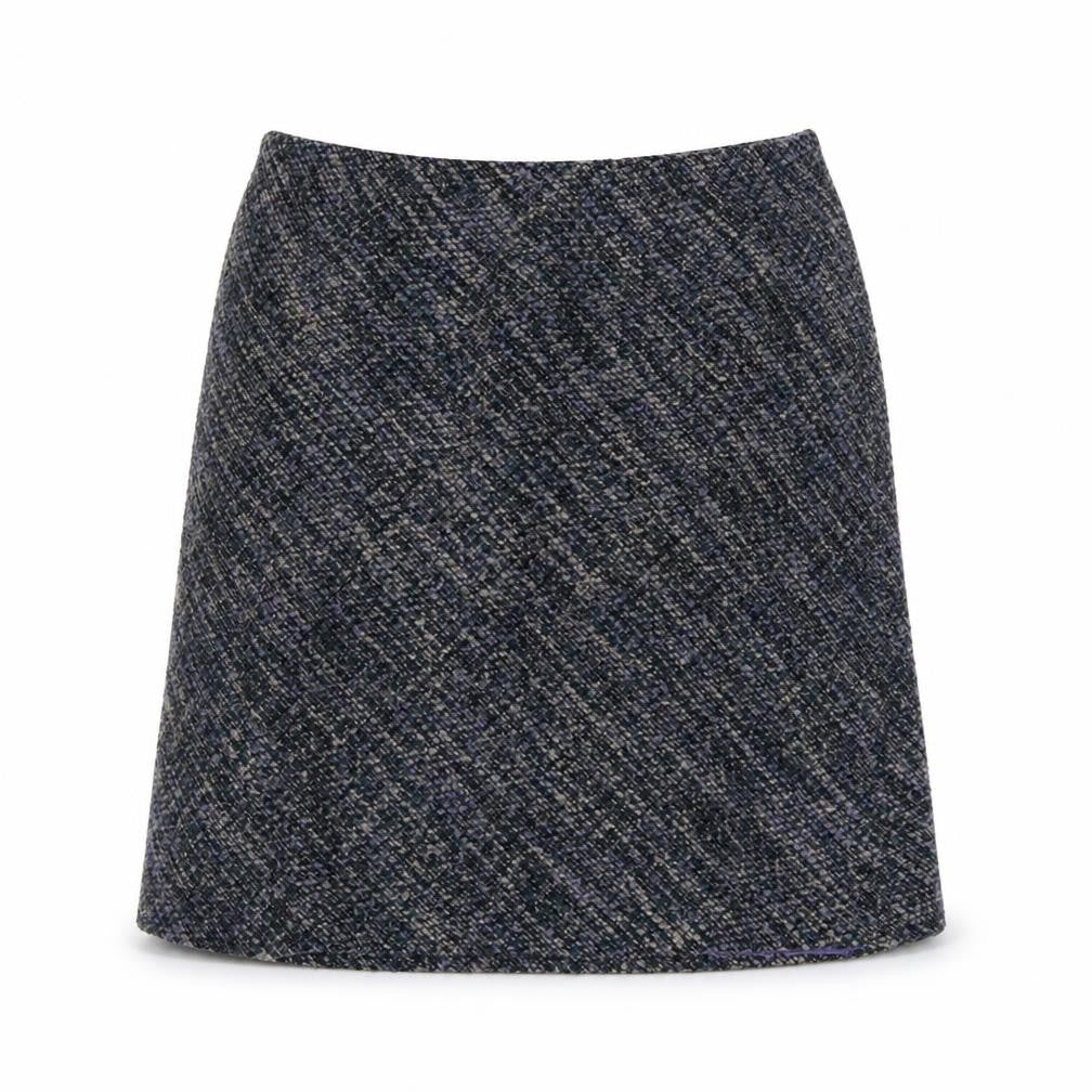 Marks & Spencer Womens Grey Polyester A-Line Skirt Size 14