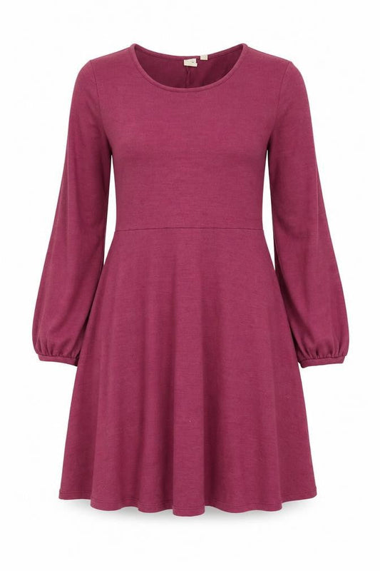 Gap Womens Purple Polyester Fit & Flare Size M Round Neck Pullover