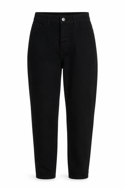 Boohoo Womens Black Cotton Skinny Jeans Size 10 Regular Zip