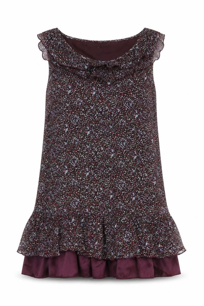 Mela Loves London Womens Multicoloured Geometric Polyester A-Line Size 10 Round Neck Pullover