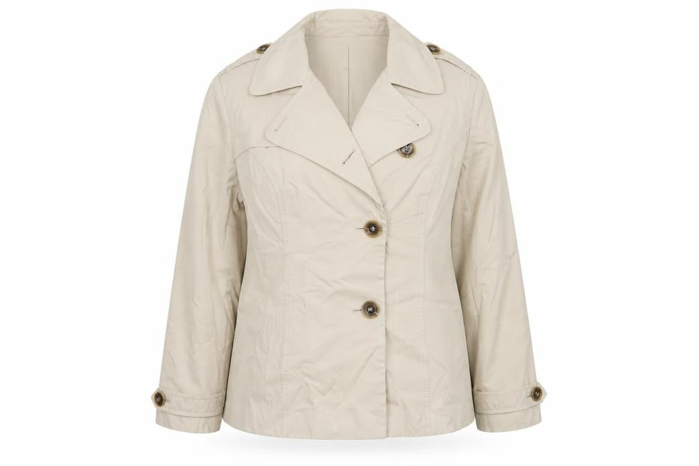 Autonomy Womens Beige Jacket Size 16 Button