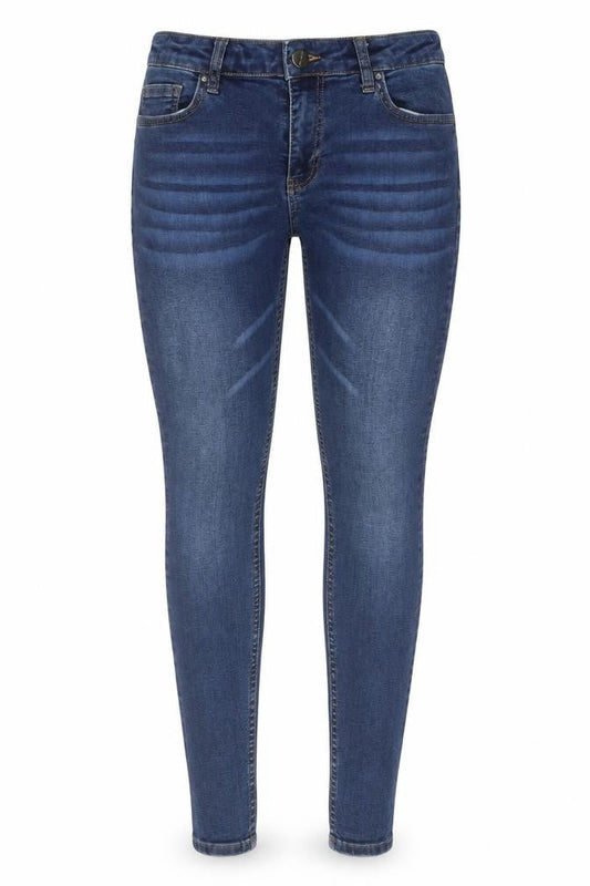 Carpe Omnia Womens Blue Cotton Skinny Jeans Size 30 in L30 in Regular Zip