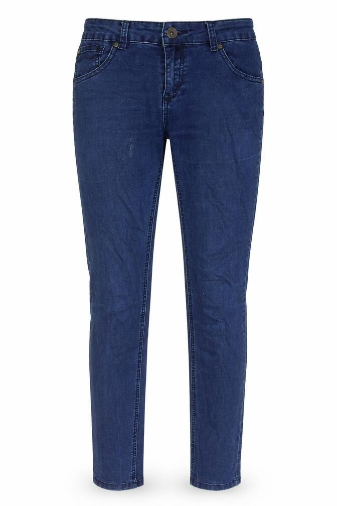 Diamond & Diva Womens Blue Cotton Skinny Jeans Size 12 Regular Zip