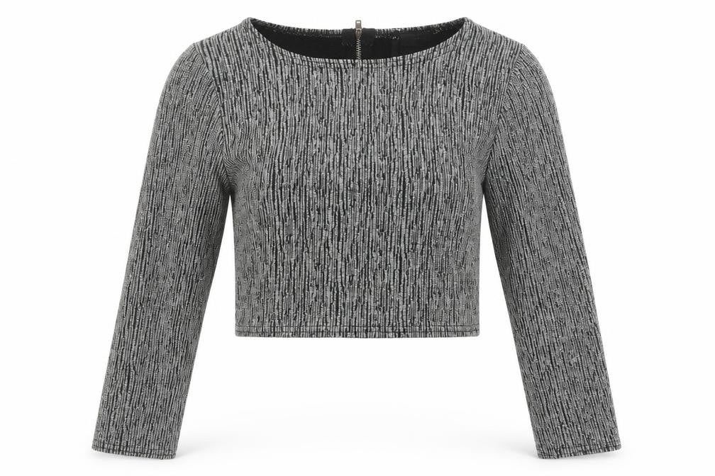 Sparkle & Fade Womens Black Round Neck Acrylic Pullover Jumper Size S
