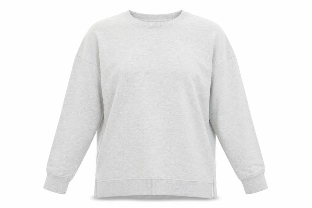 AX Paris Womens Grey Polyester Pullover Sweatshirt Size S Pullover - Size S-M