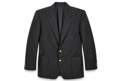 Essentials Mens Black Nylon Jacket Blazer Size 42 Regular