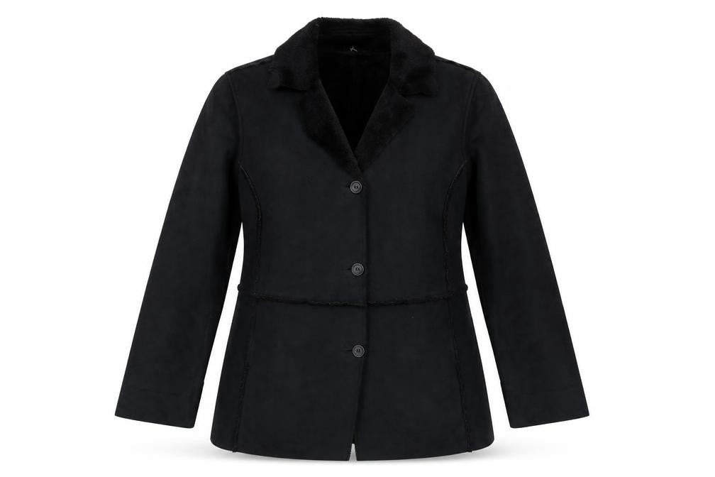 Bonmarché Womens Black Jacket Size M Button