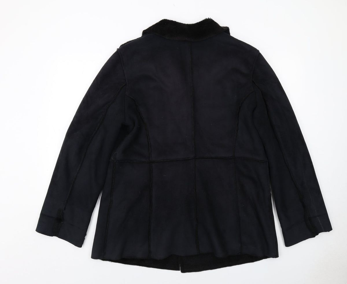Bonmarché Womens Black Jacket Size M Button
