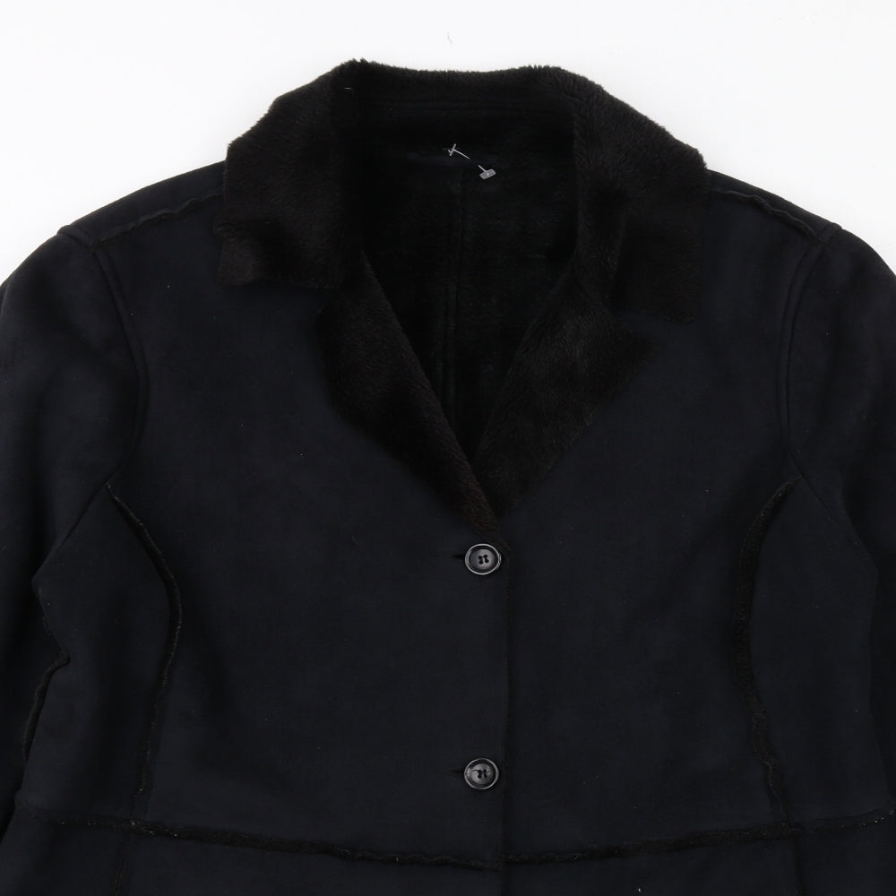 Bonmarché Womens Black Jacket Size M Button
