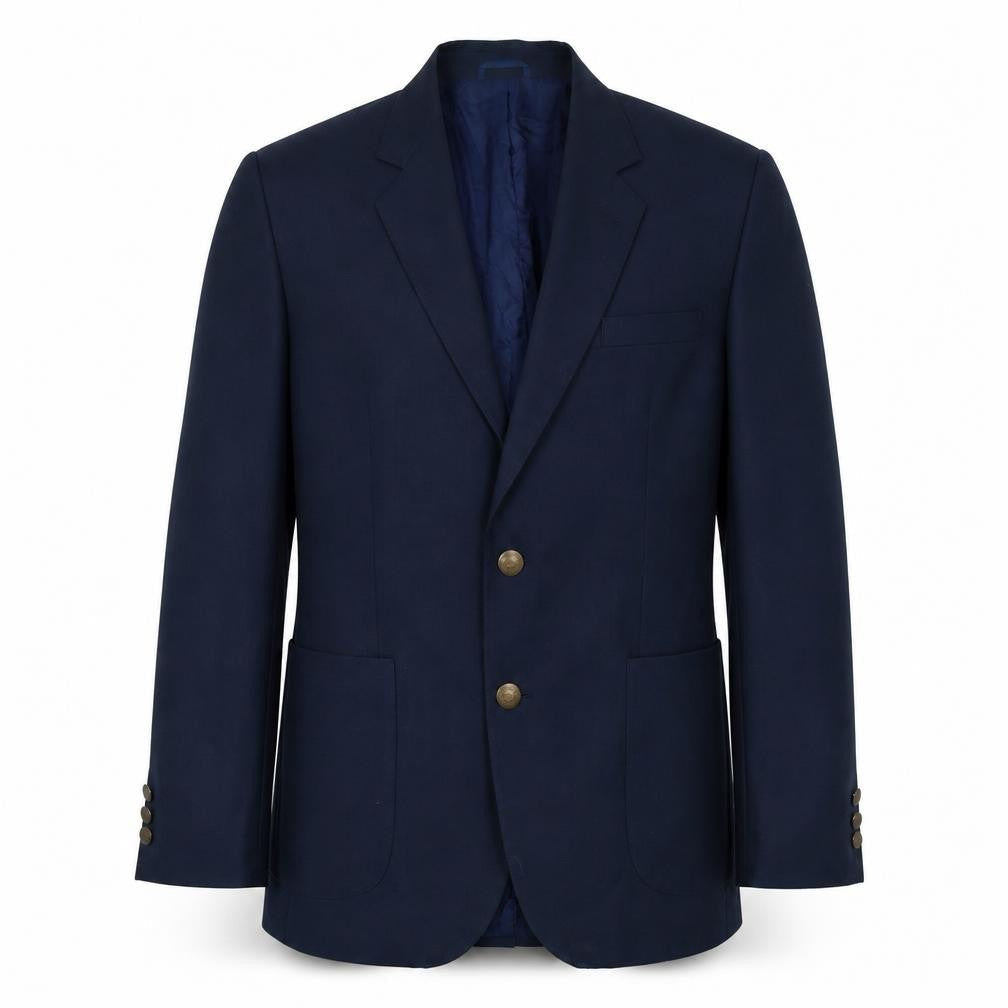 Classis Man Mens Blue Polyester Jacket Suit Jacket Size 40 Regular