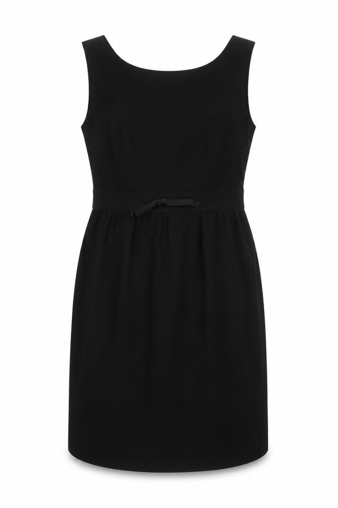 N.W.3 Womens Black Polyester A-Line Size 10 Round Neck Zip
