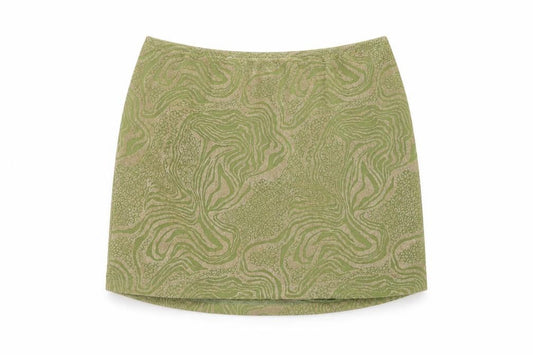 Motel Rocks Womens Multicoloured Geometric Polyester Mini Skirt Size S