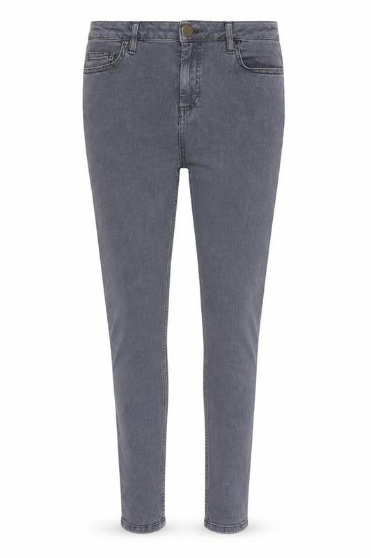 Topshop Womens Grey Cotton Skinny Jeans Size 30 in Regular Zip