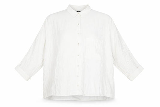 Zara Womens White Polyester Basic Button-Up Size S Collared