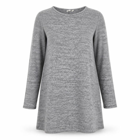 Gap Womens Grey Striped Polyester Jumper Dress Size XL Round Neck Pullover