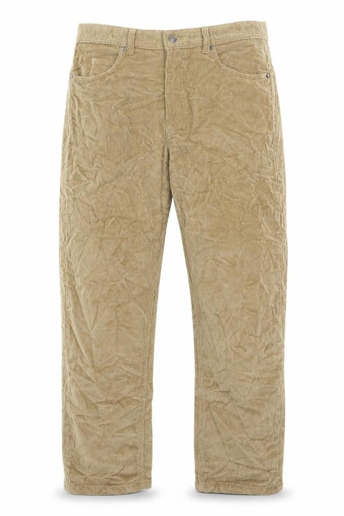 Giani Bernini Womens Beige Cotton Trousers Size M Regular Zip