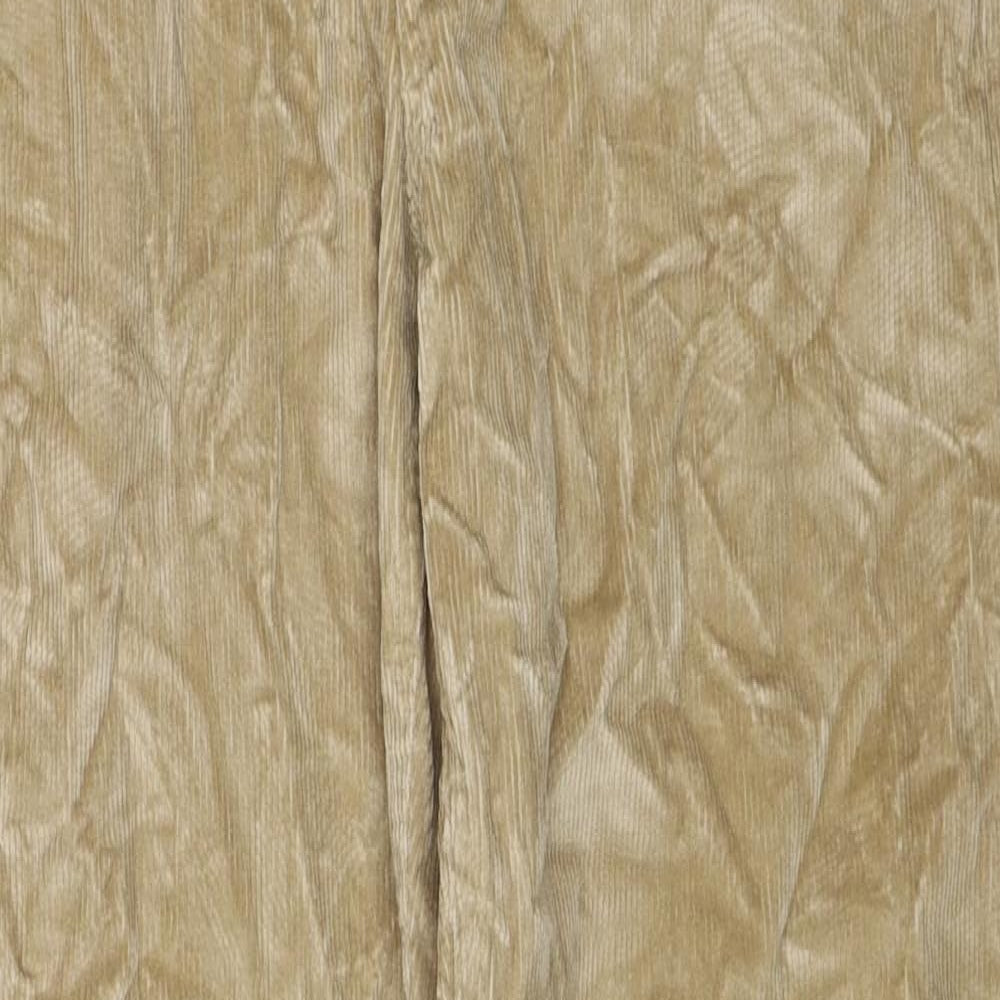 Giani Bernini Womens Beige Cotton Trousers Size M Regular Zip