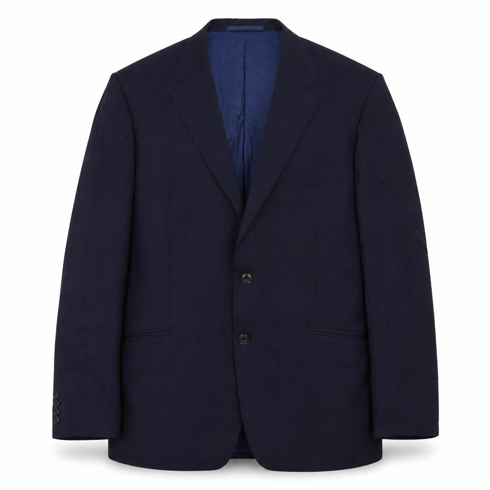 Marks & Spencer Mens Blue Wool Jacket Suit Jacket Size 42 Regular