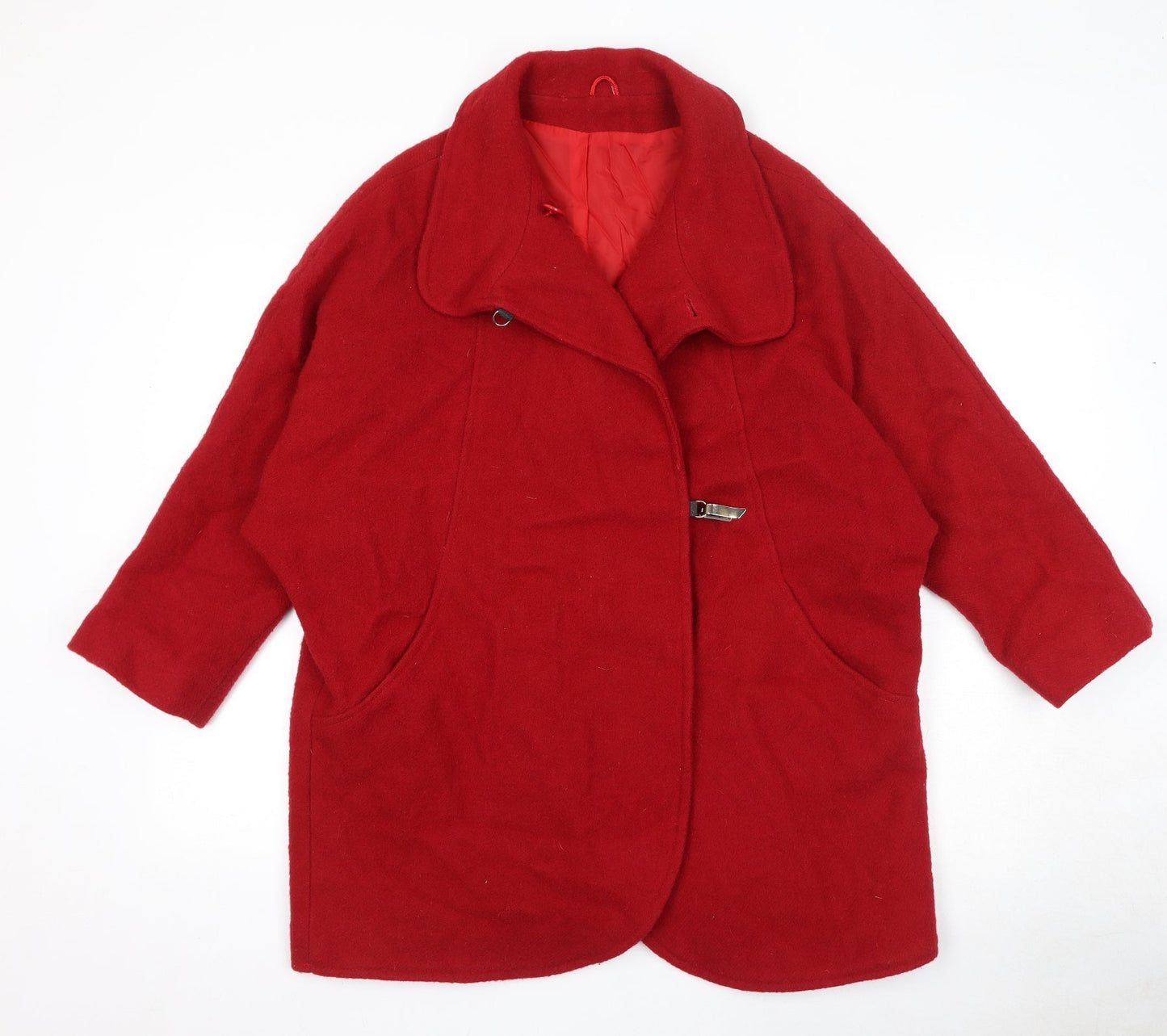 Miss Smith Womens Red Jacket Size 14 Magnetic