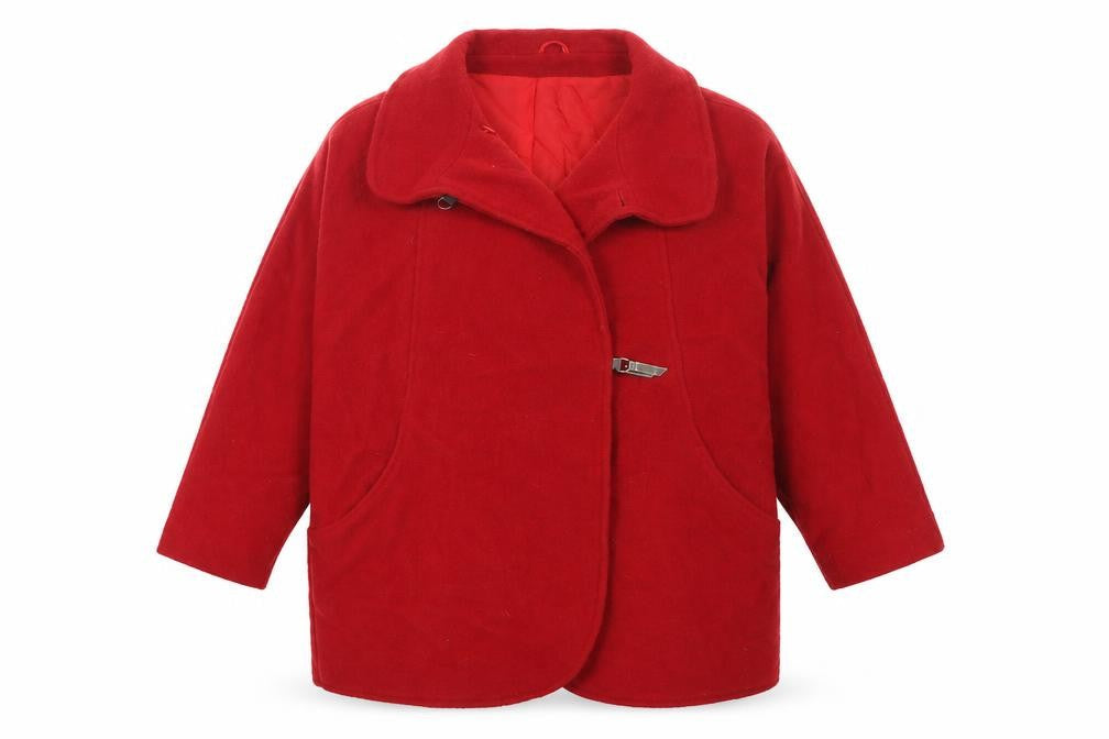 Miss Smith Womens Red Jacket Size 14 Magnetic