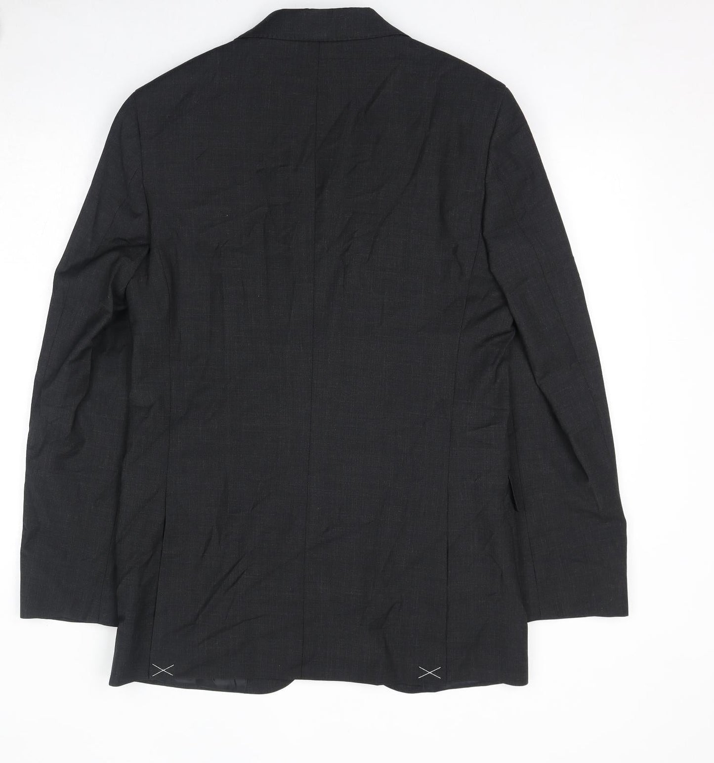 Marks and Spencer Mens Grey Wool Jacket Suit Jacket Size 38 Regular