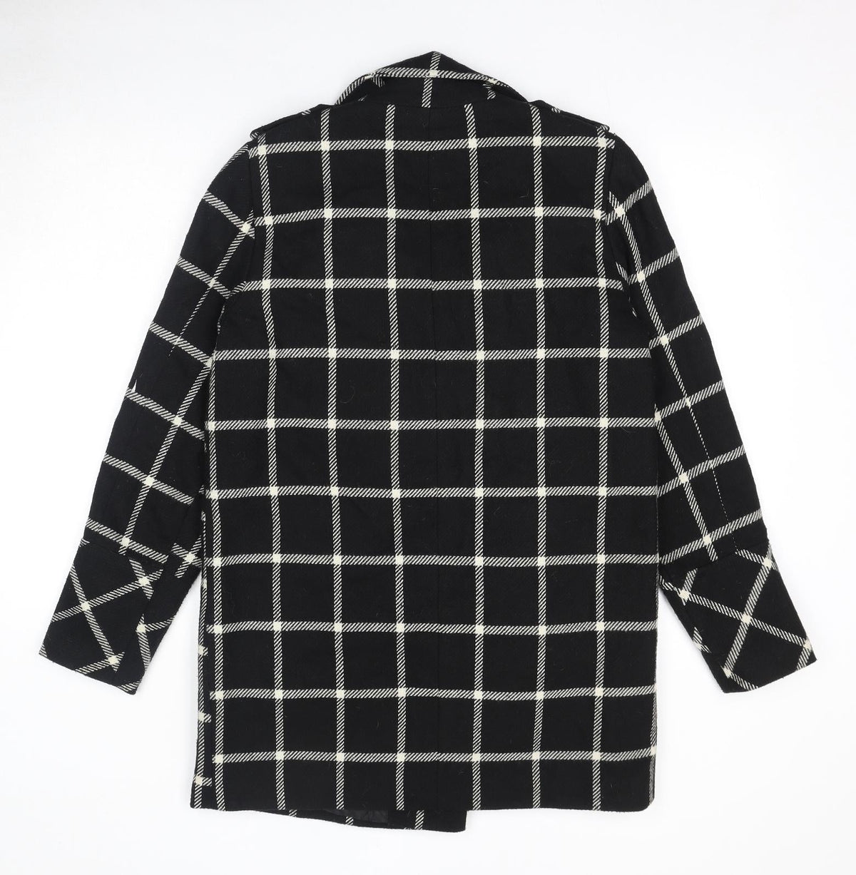 Dorothy Perkins Womens Black Striped Jacket Size 12 Button
