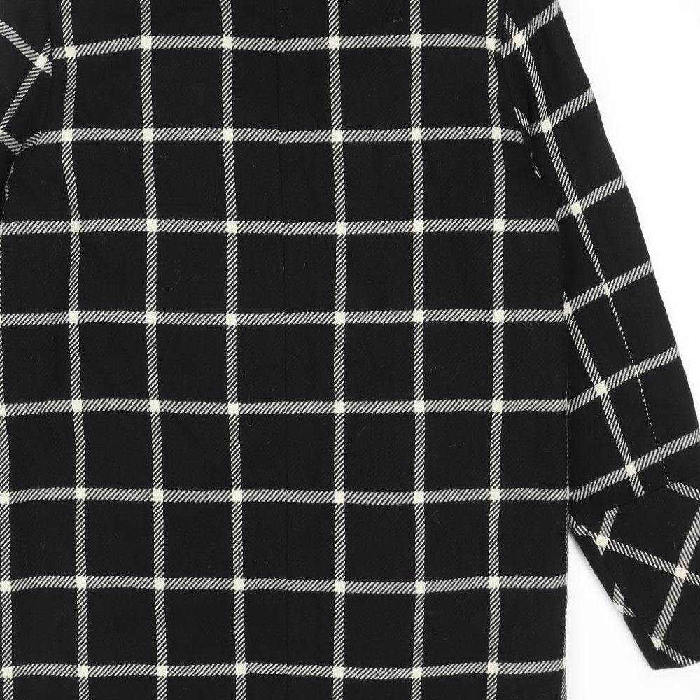 Dorothy Perkins Womens Black Striped Jacket Size 12 Button