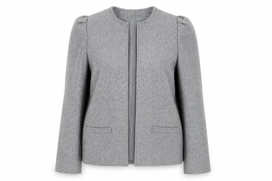 Topshop Womens Grey Jacket Size 10