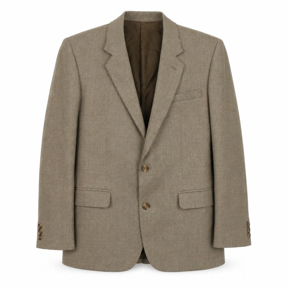 Winchester Mens Beige Polyester Jacket Suit Jacket Size 38 Regular