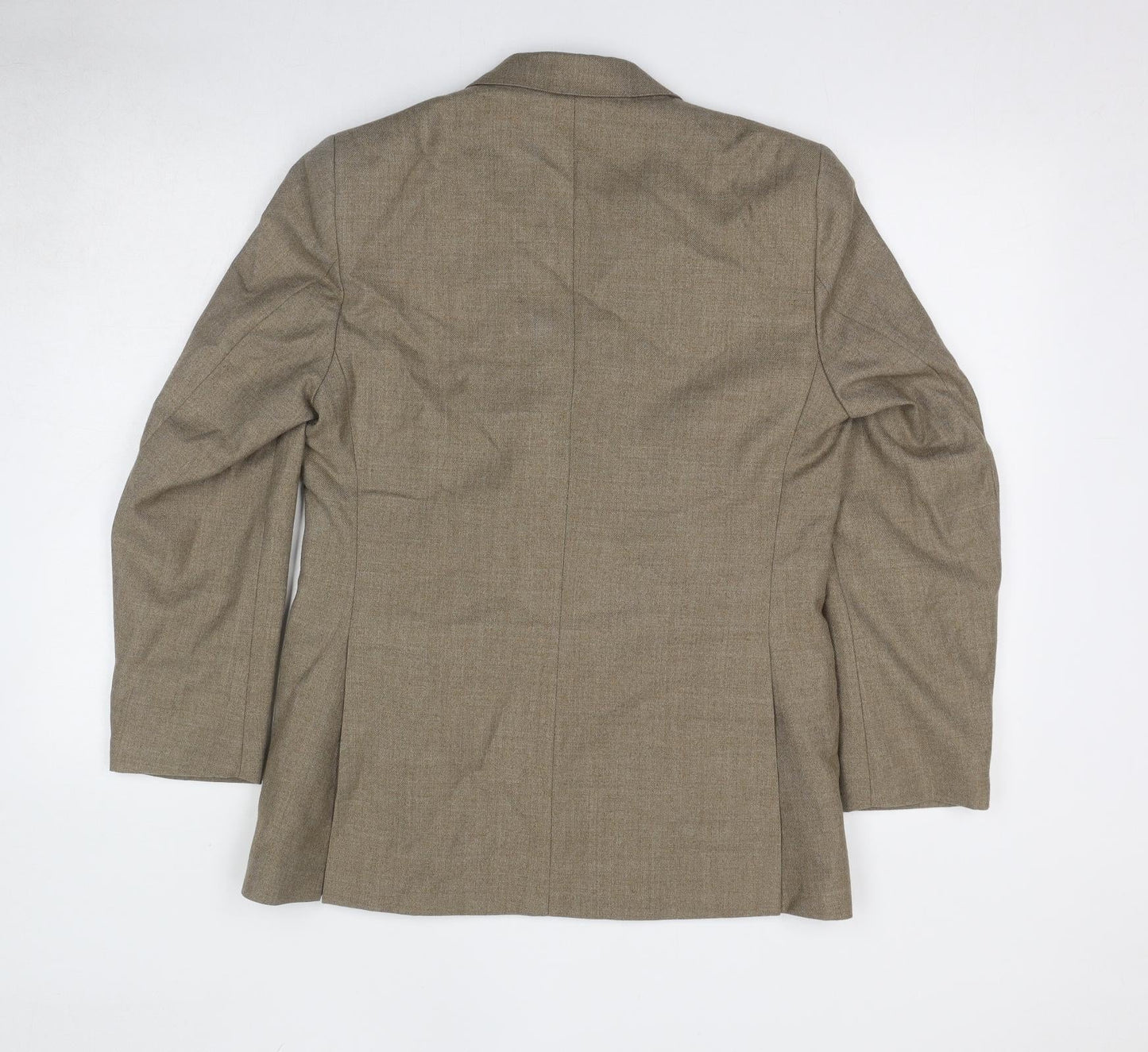 Winchester Mens Beige Polyester Jacket Suit Jacket Size 38 Regular